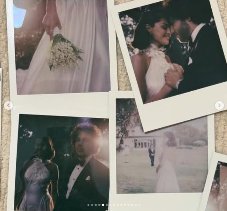 婚禮上,Selena Gomez與Benny Blanco有不少甜蜜互動。